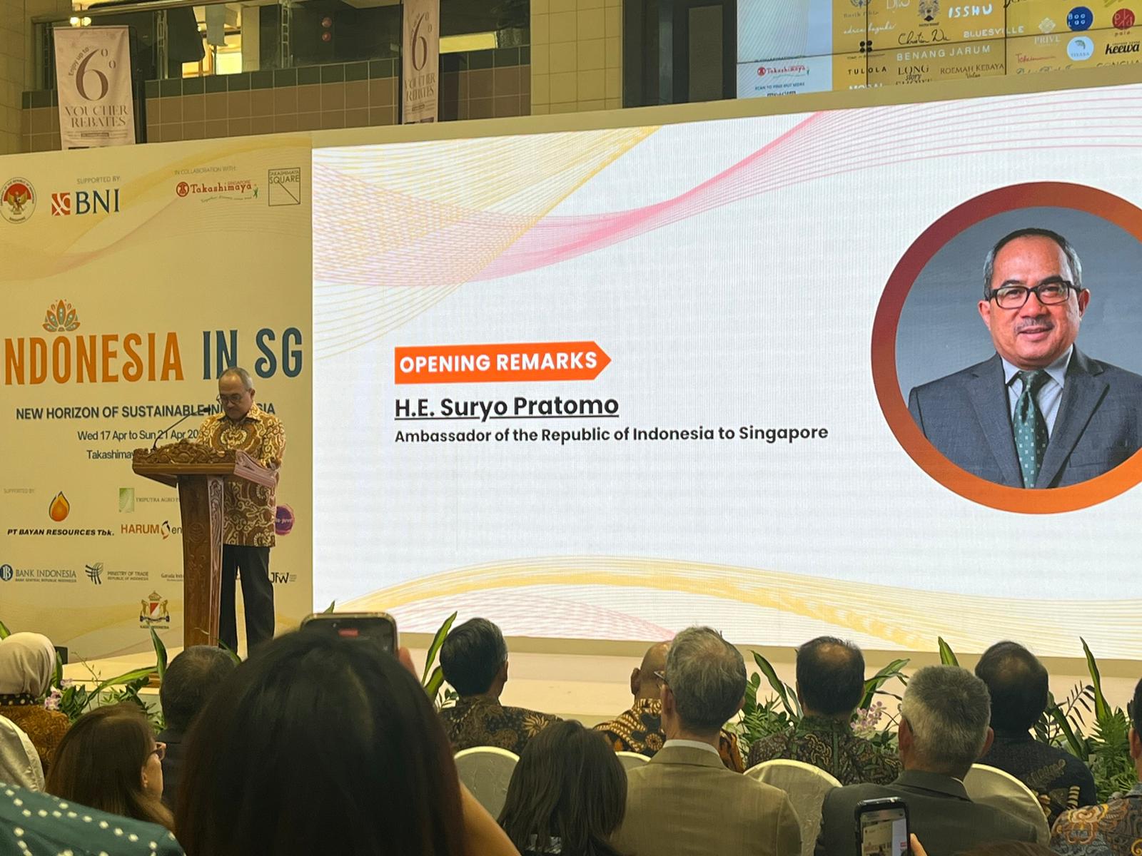 Indonesia in SG – New Horizon of Sustainable Indonesia
